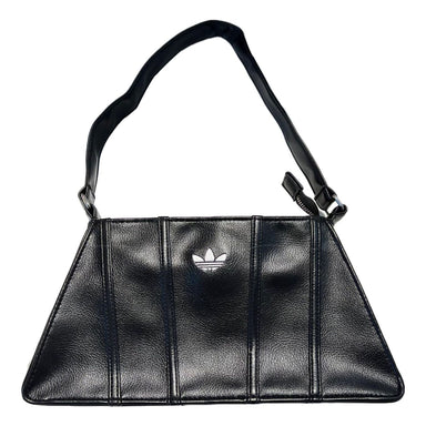 WMNS) adidas Rhinestones Fake Suede Shoulder Bag 'Black' IT7375