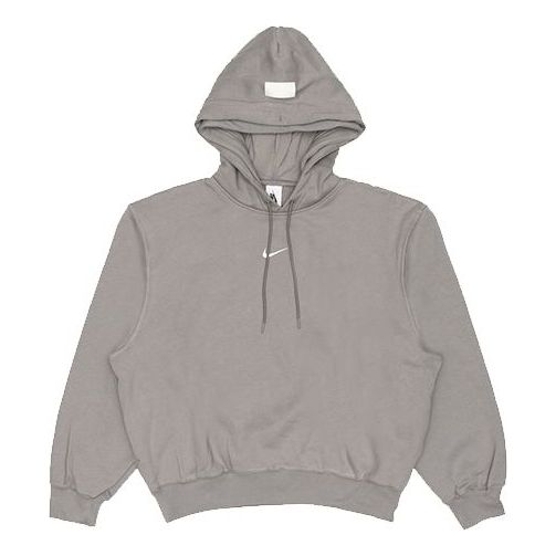 Men's Nike x Fear of God Crossover Fleece Stay Warm Gray Pullover