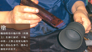 輪島塗 「銘々皿 宝相華 沈金 黒（ほうそうげ ちんきん くろ）」5枚