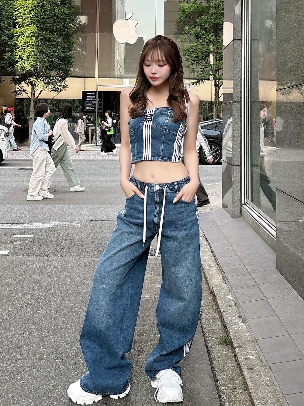 リメイクライクデニムベアトップ – Darich (ダーリッチ)