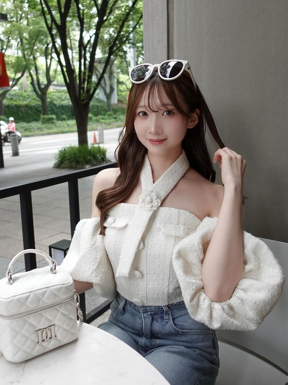 ホルターネックオフショルツイードトップス – Darich (ダーリッチ)