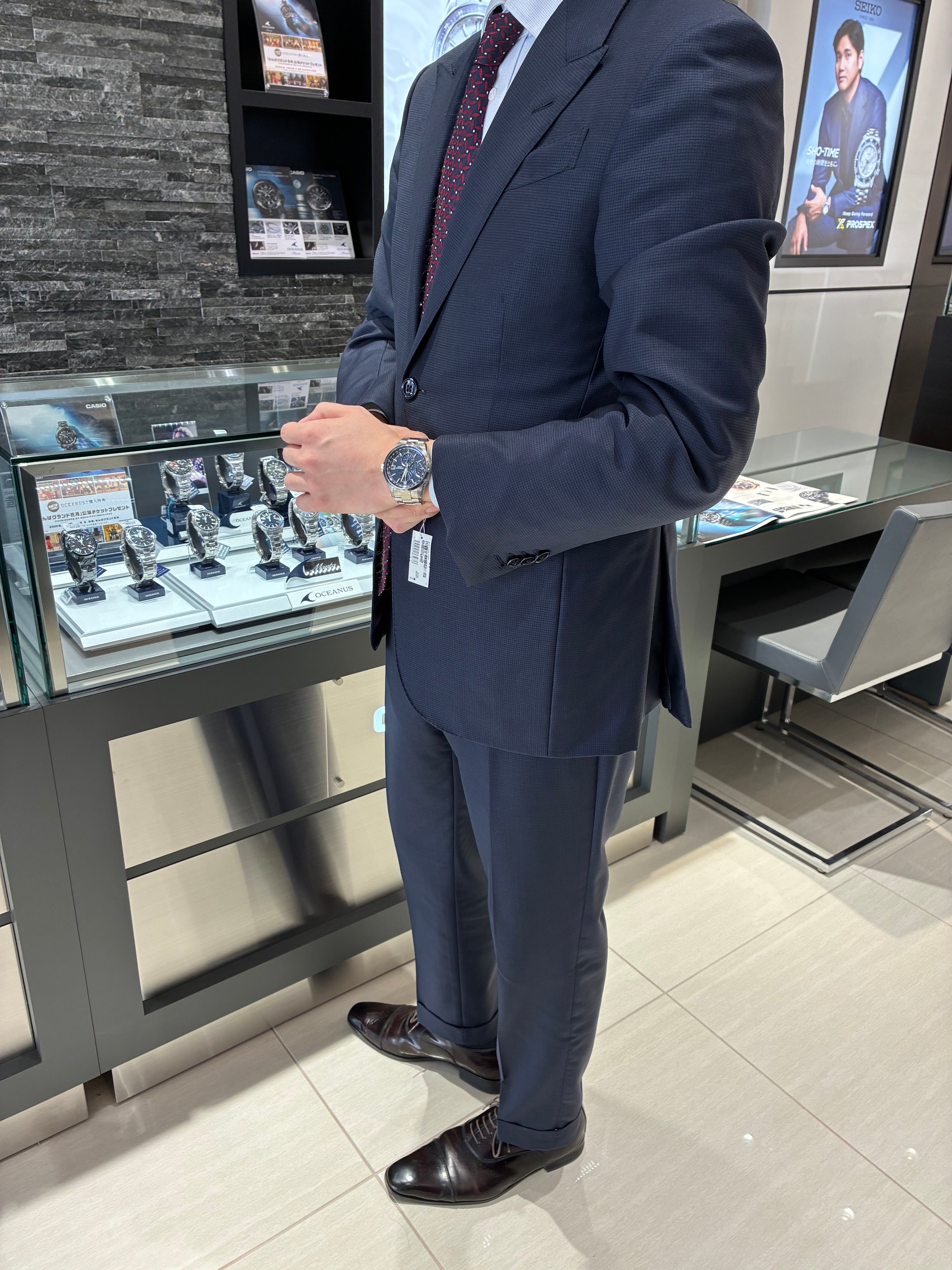 ネイビースーツに似合うクラシック ～その② CASIO～ Introducing