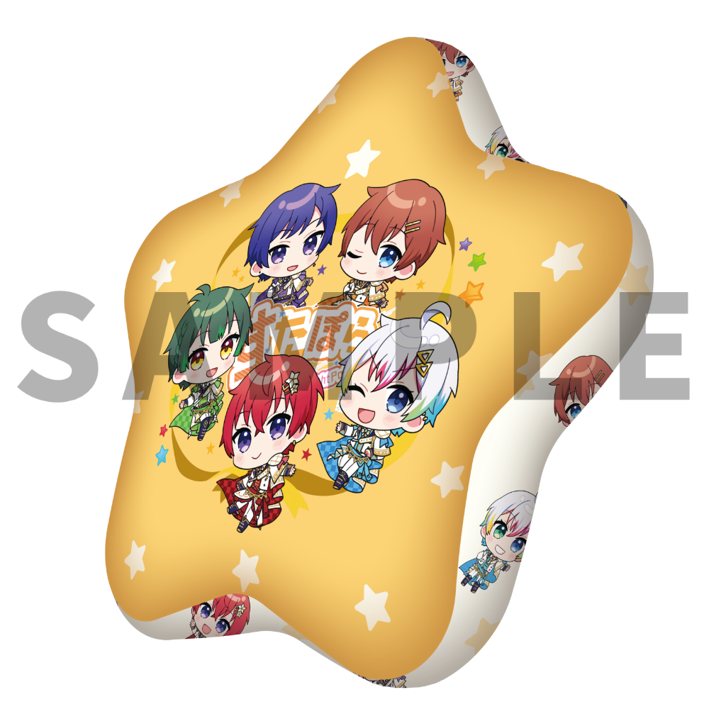 すたぽら 2周年記念 星型クッション - すたぽらしょっぷ【公式グッズ