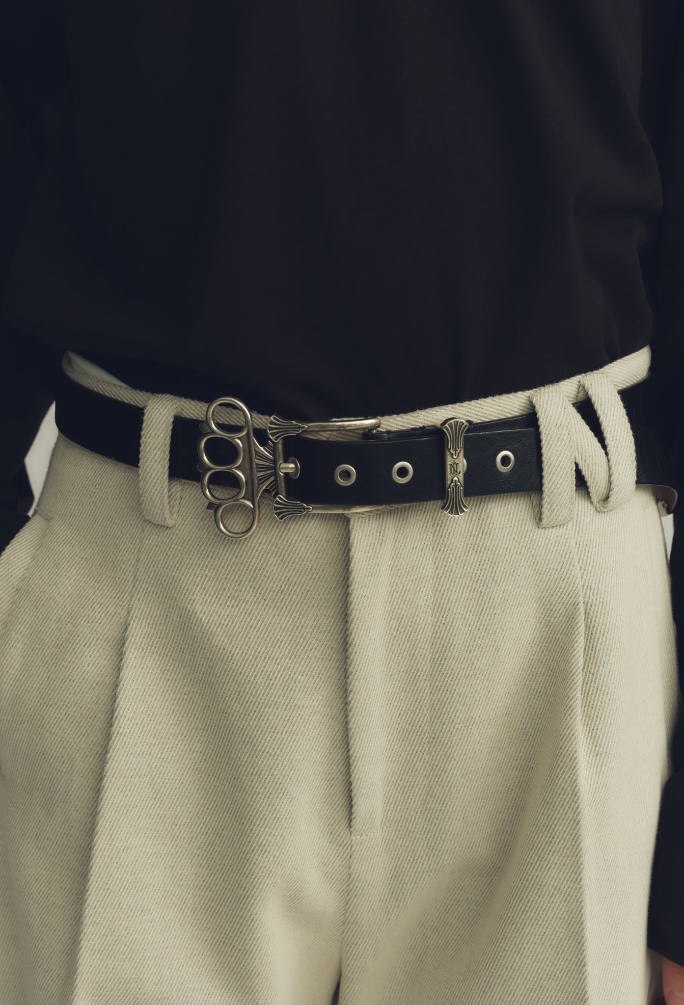 KOMUNE | Silver Filled Knuckles Belt