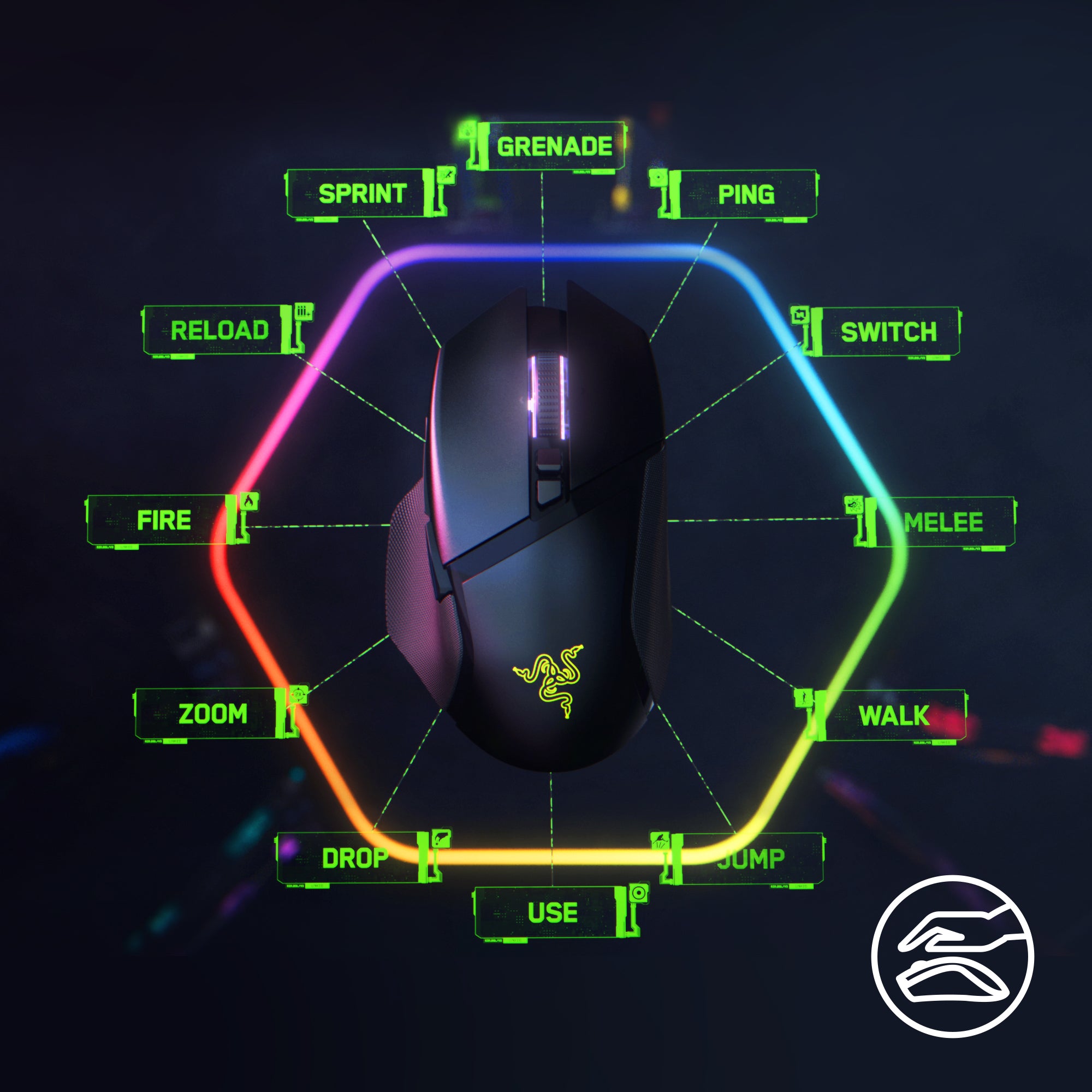 Razer Basilisk V3 Pro (White Edition) バシリスク ブイスリー プロ