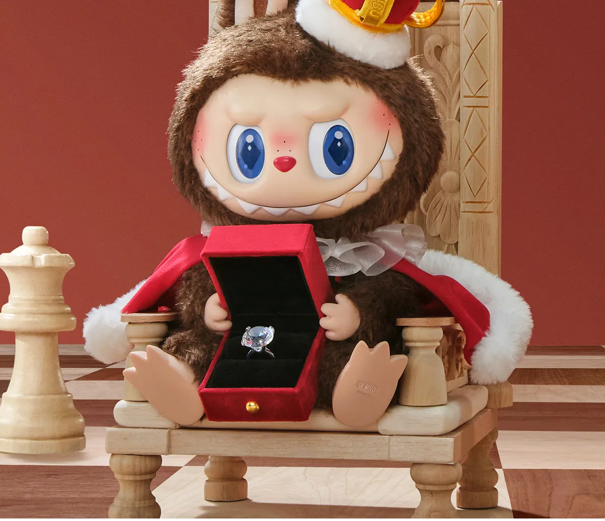 Original Pop Mart Labubu THE MONSTERS Let's Checkmate Series-Vinyl