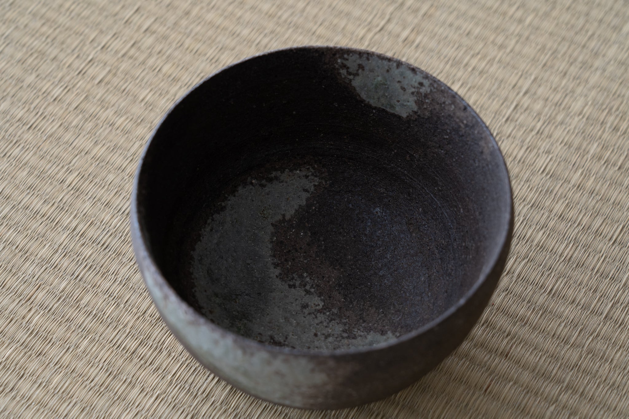 加守田章二 灰釉碗