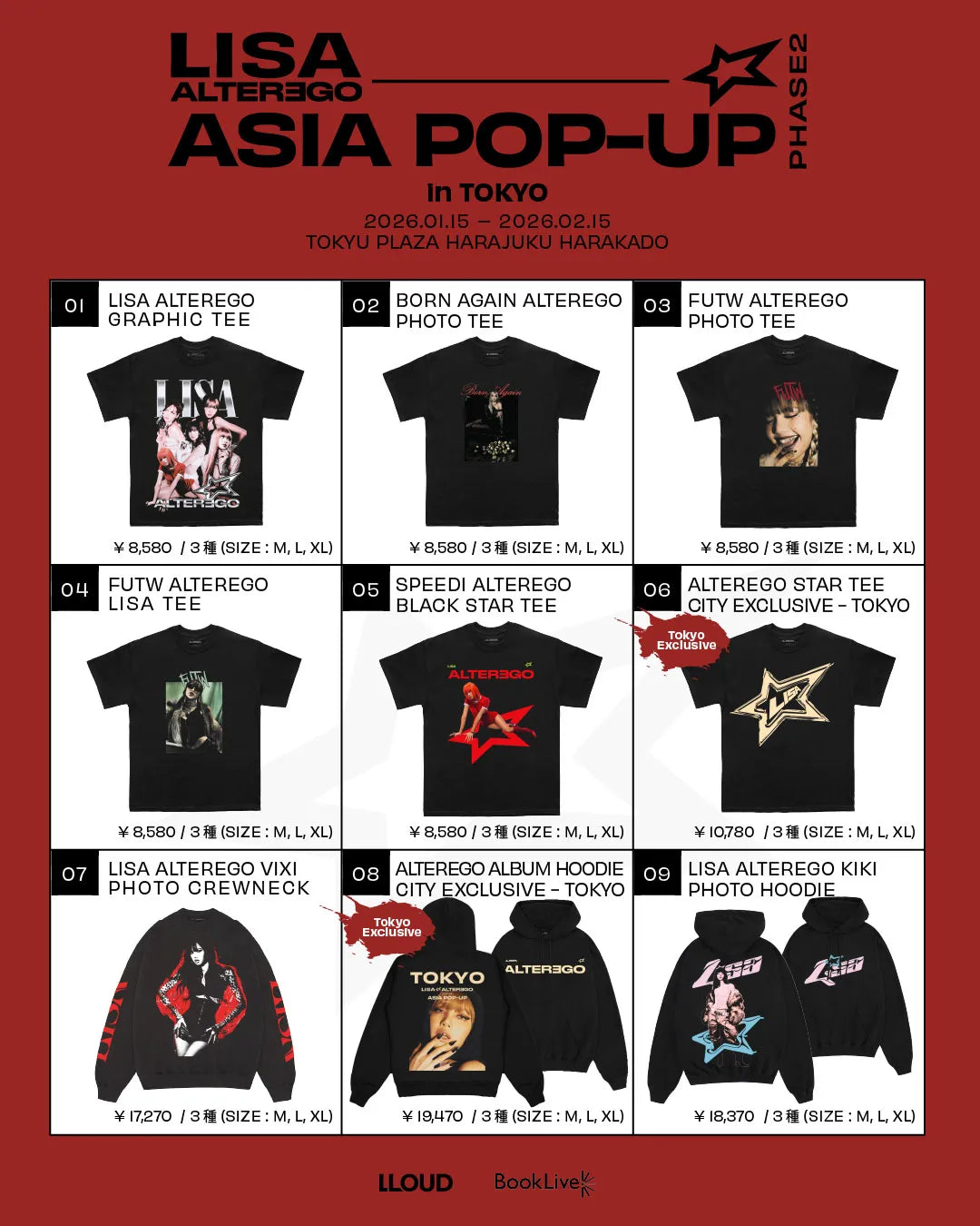 D'PARTMENT イベント情報｜LISA ALTER EGO ASIA POP-UP PHASE2 IN