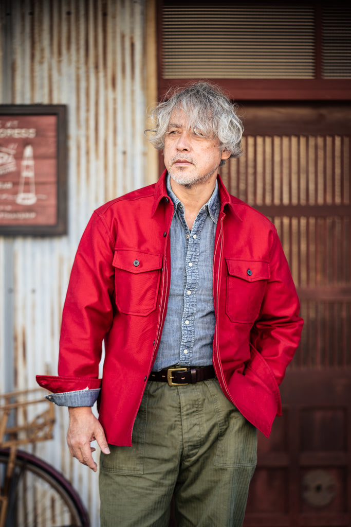 CPO Shirt Moleskin red – BONCOURA Official Online Store