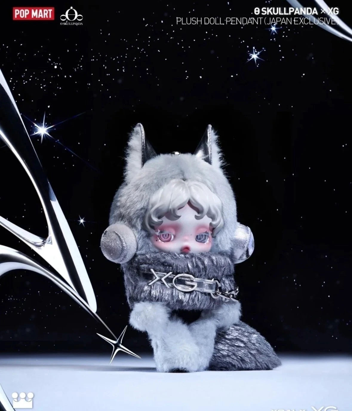 SKULLPANDA XG Plush Doll Pendant Japan Exclusive – WHOOPEA