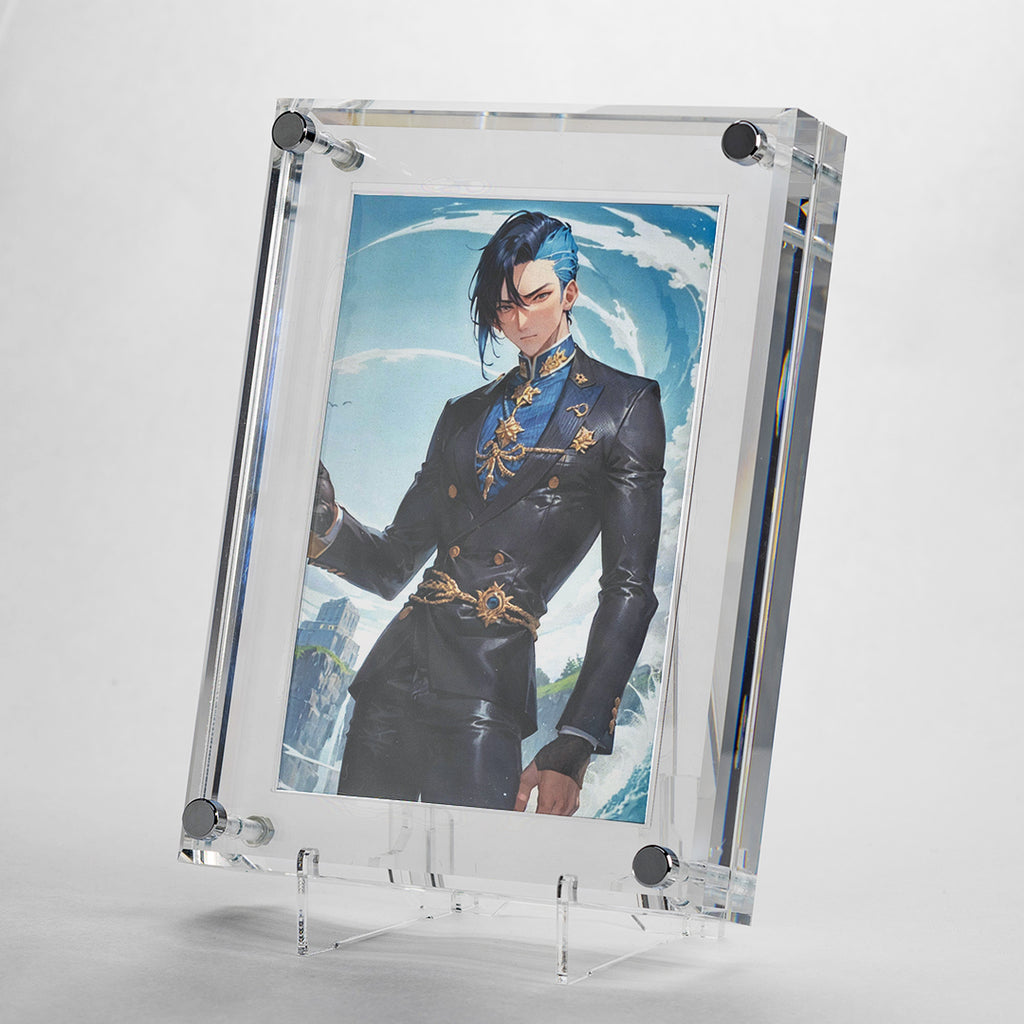 クリスタルBlock ポストカードフレーム – with:D