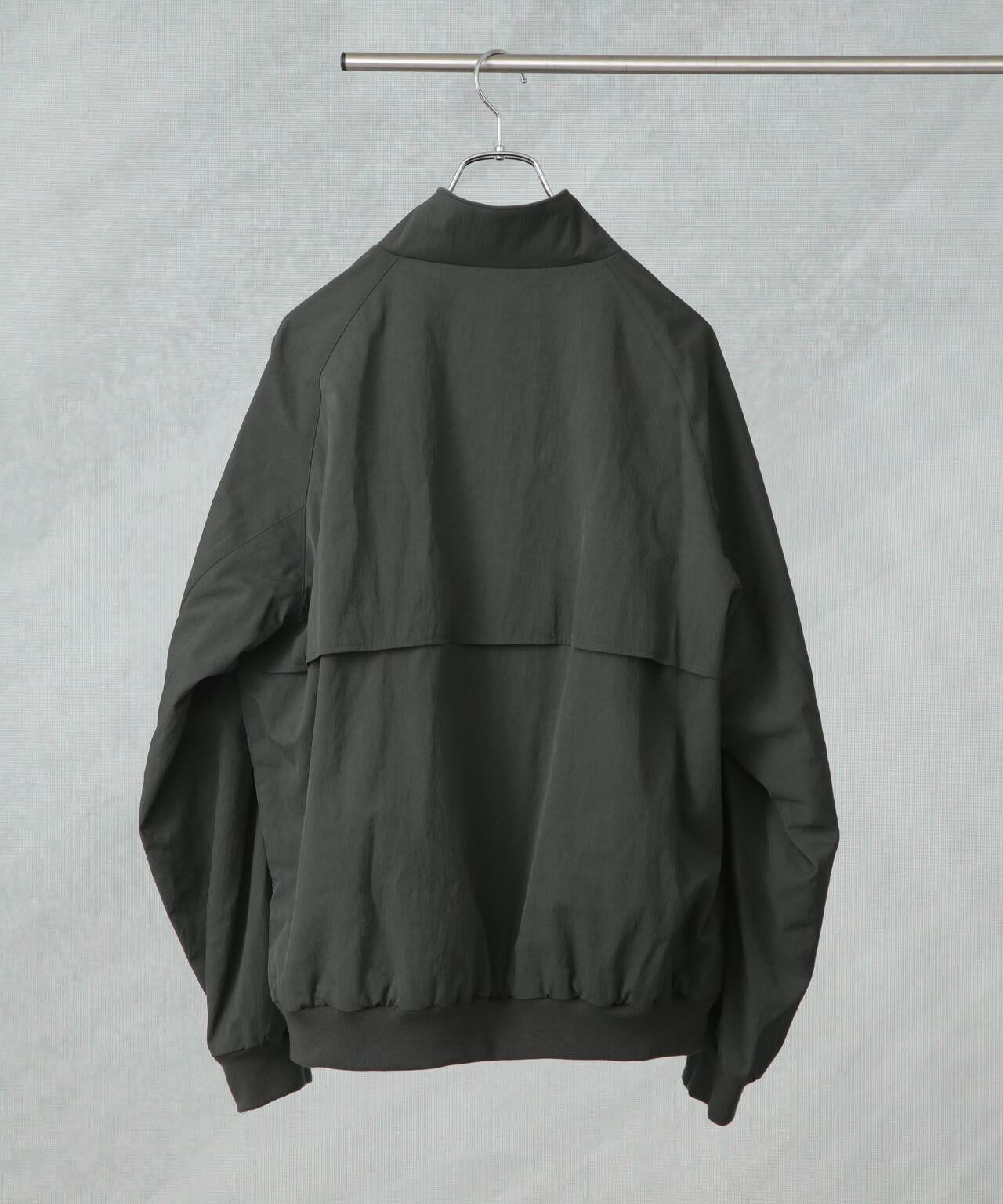 ATON/STRETCH NYLON LINEN ZIP-UP JK