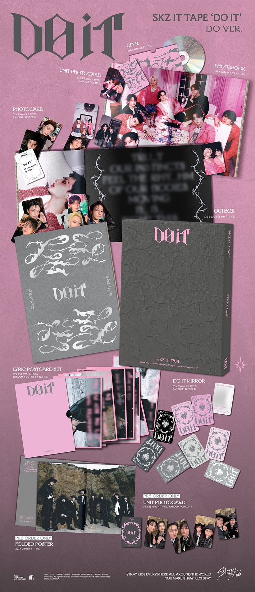 SHOCKING SALE】Stray Kids - ALBUM SKZ IT TAPE [DO IT] (IT VER.)