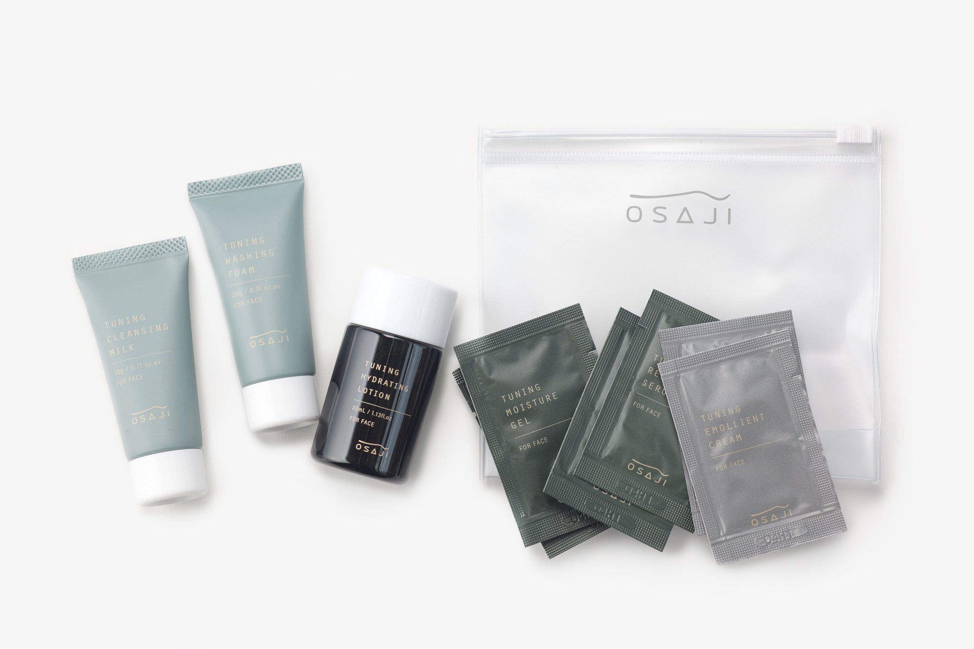 チューニング スキンケア トライアルセット｜OSAJI