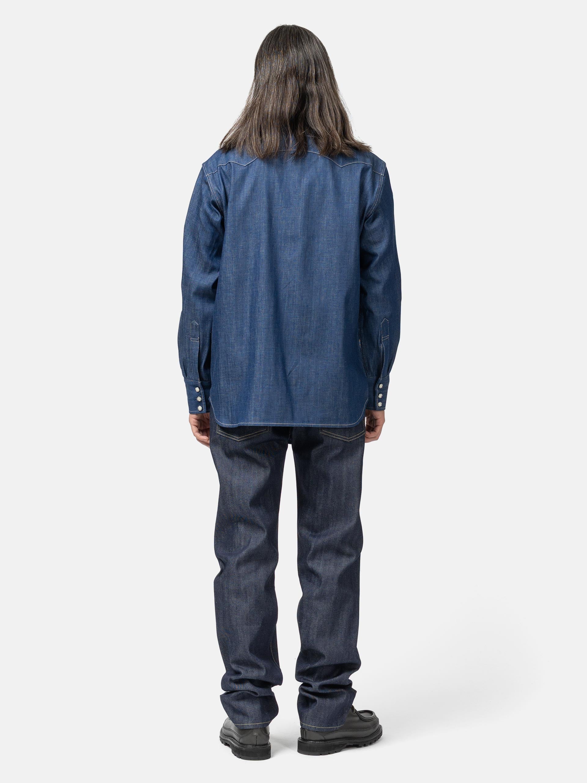 Levi's LVC Shortthorn Sawtooth Western Shirt Dark Wash | HAVEN