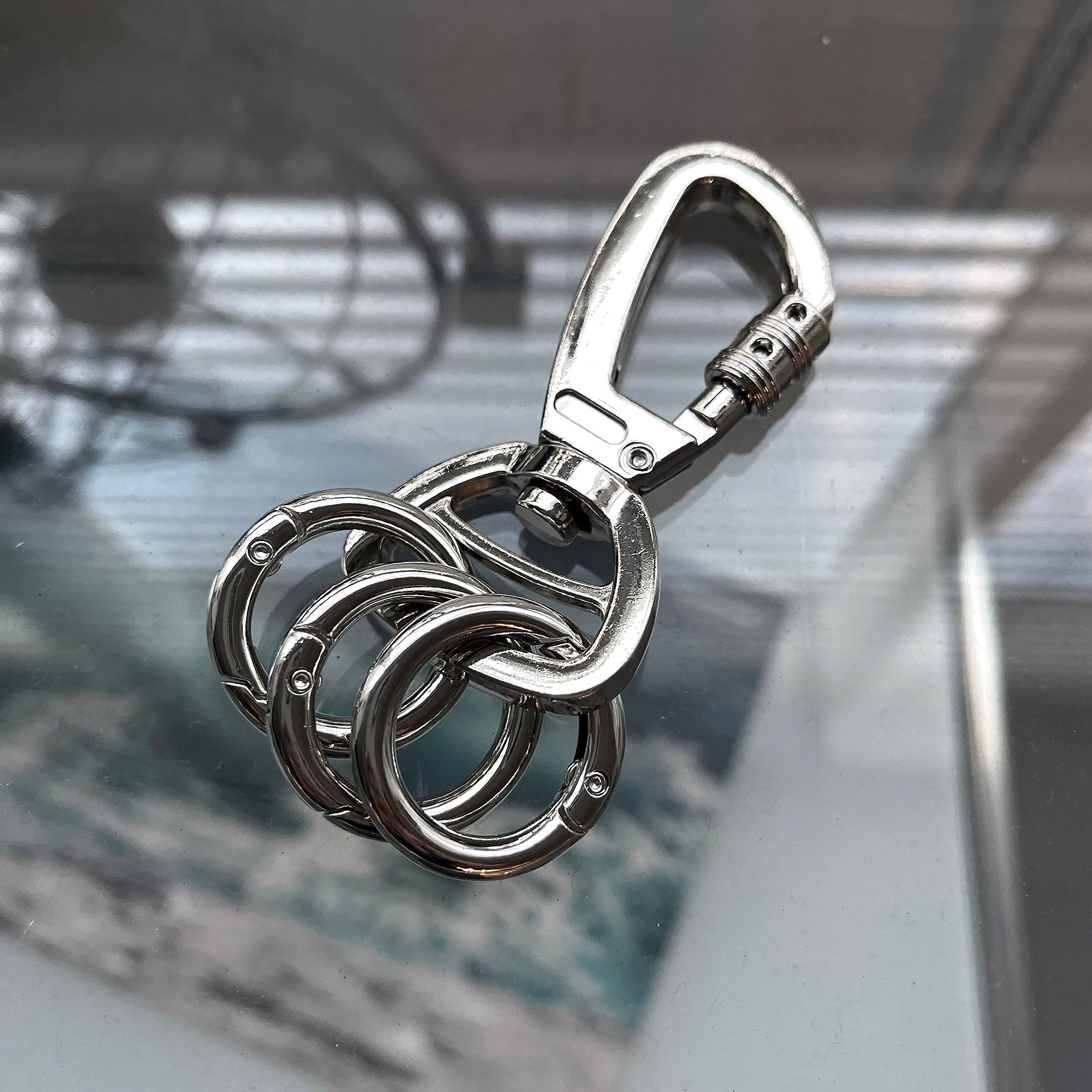 バイアテンションカラビナ シルバー キーリング - COZINESS | 60