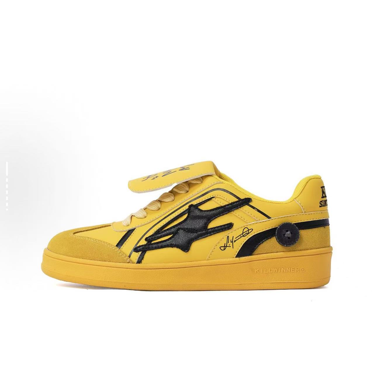 KILLWINNER Yellow German Training-style Shoes, Retro and Stylish
