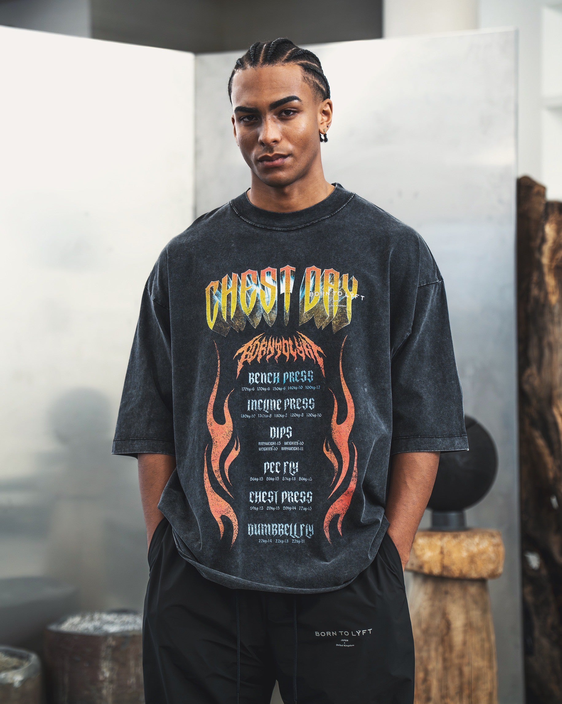 Chest Day Vintage Extra Big T-Shirt – LÝFT