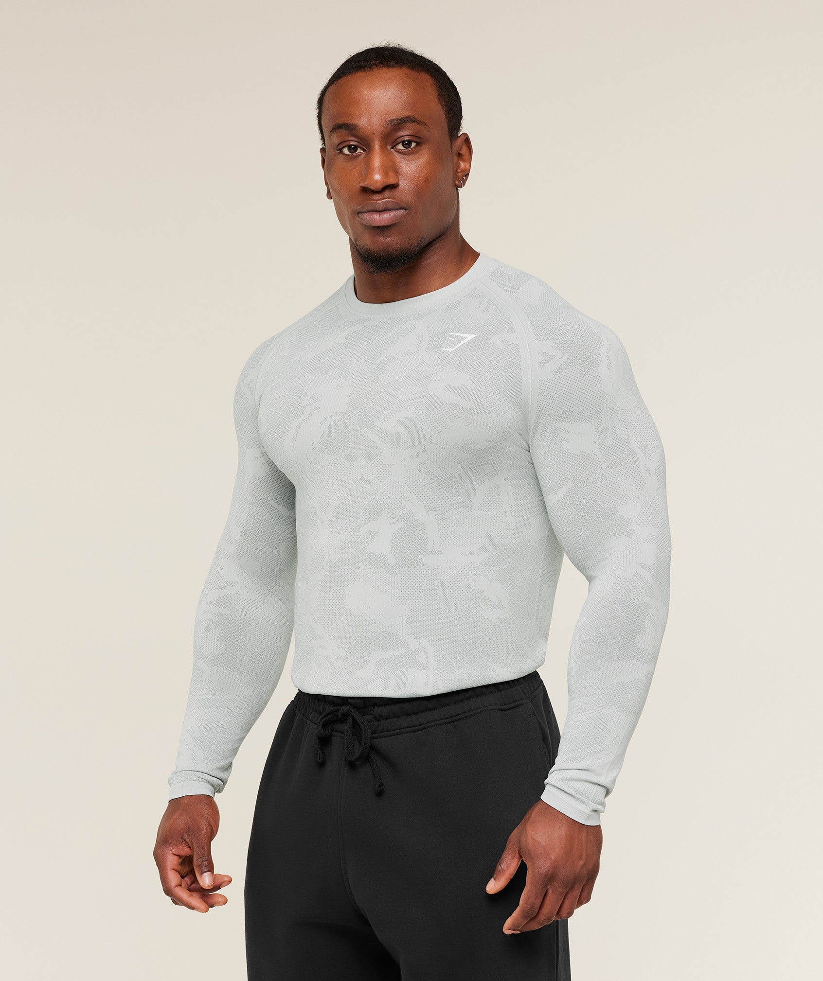 Gymshark Hybrid Wellness Long Sleeve T-Shirt - White | Gymshark