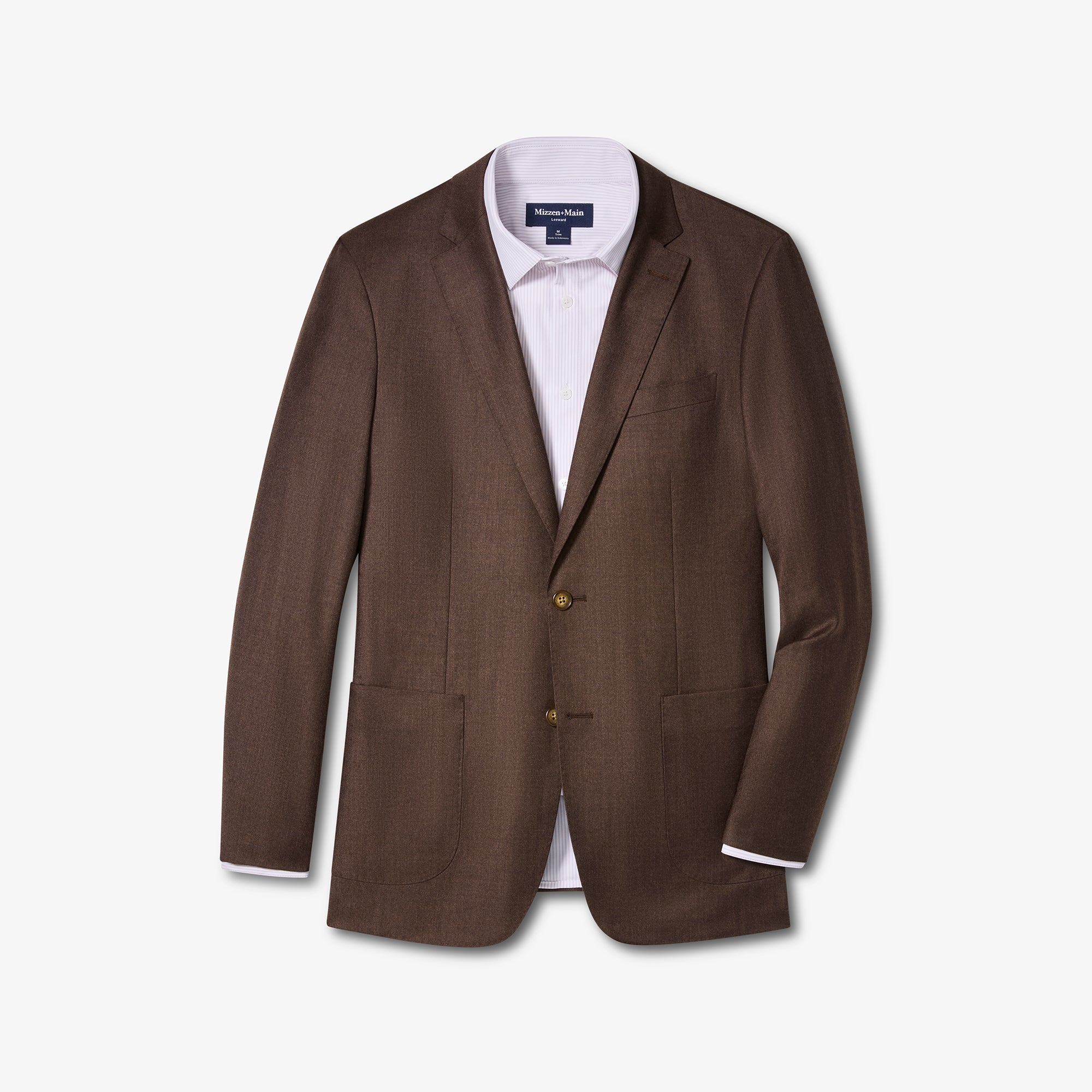 Lavelle Midweight Blazer - Espresso Heather | Mizzen+Main