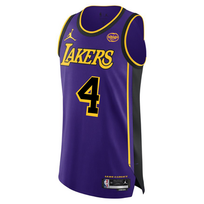 Los Angeles Lakers LeBron James #23 Statement Authentic Jersey
