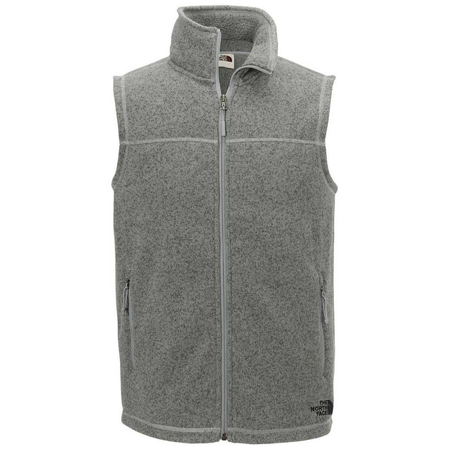 The North Face Men's Black Heather Sweater Fleece Vest