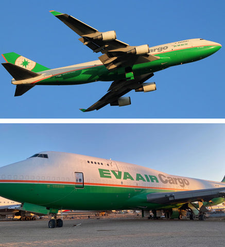 エバー航空 747-400: 世界に羽ばたく – MotoArt PlaneTags