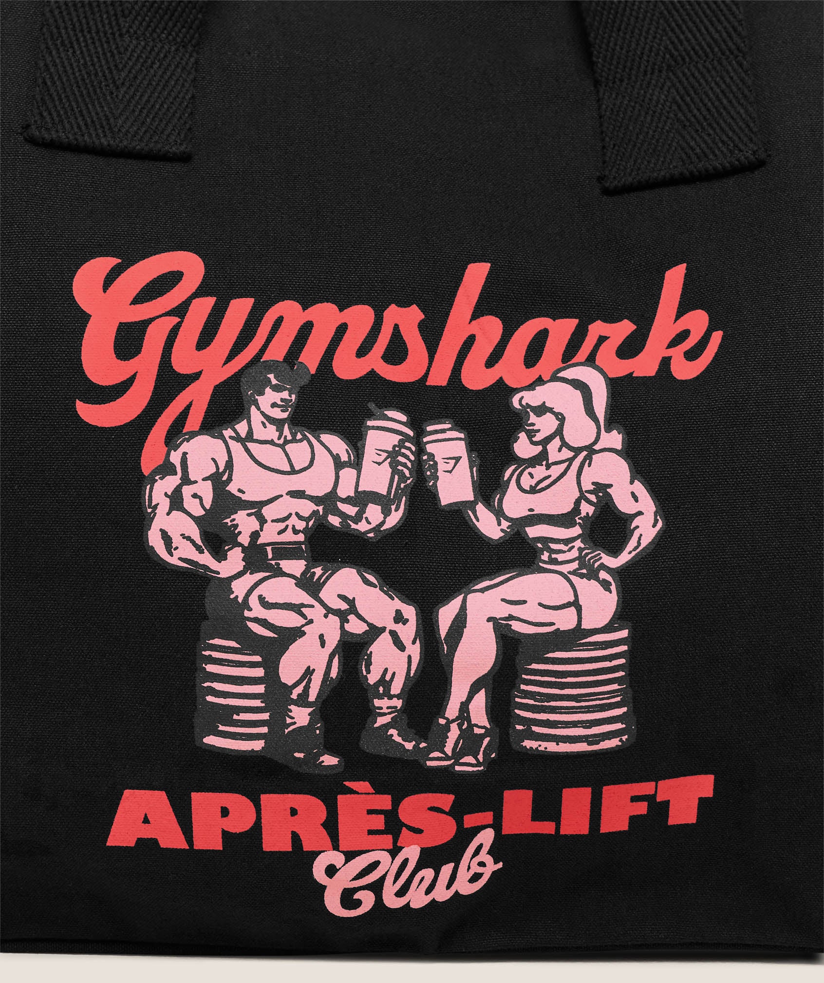 Gymshark Apres Lift Graphic Tote Bag - Black | Gymshark