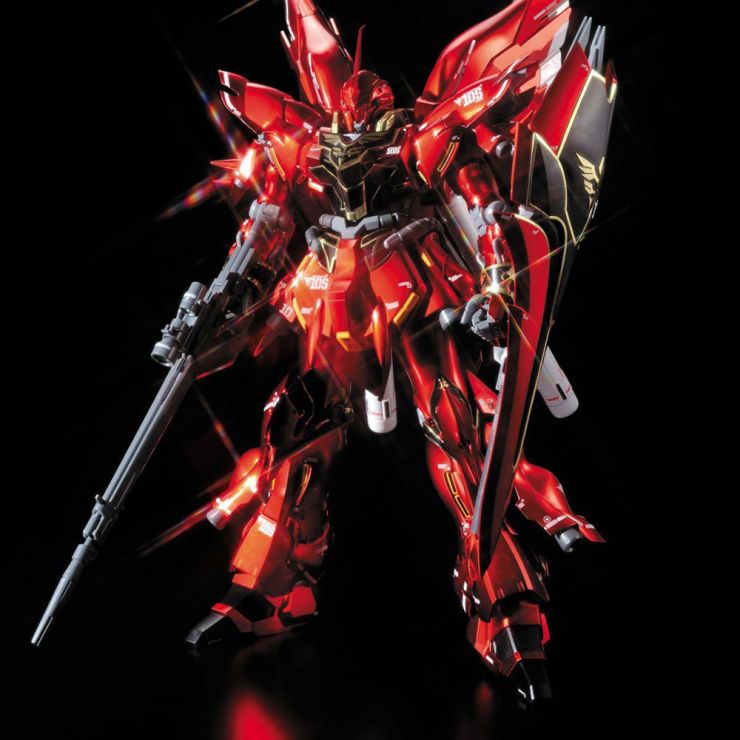 Bandai MG MSN-06S Sinanju Ver.Ka [Titanium Finish] - Newtype
