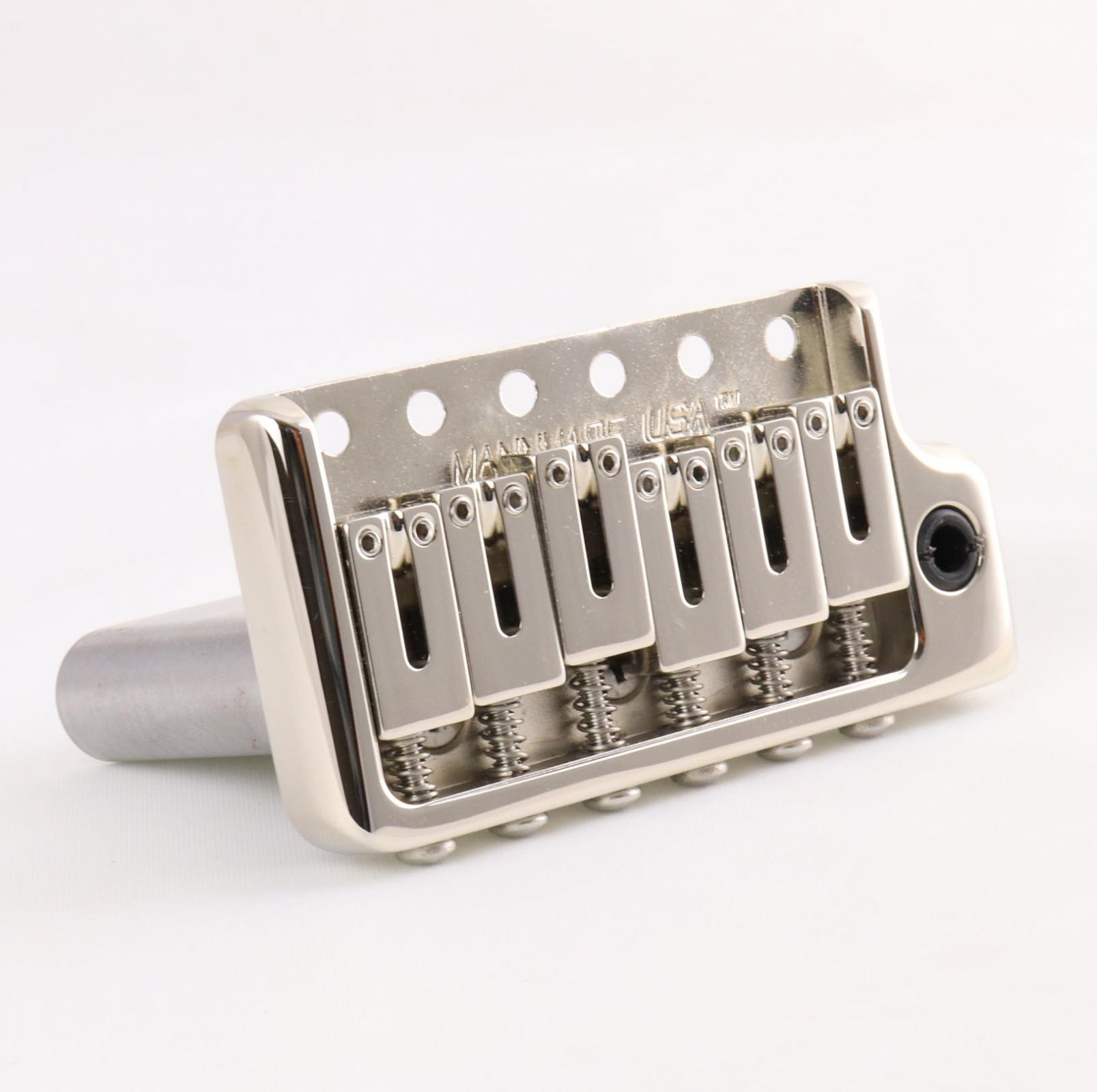 MannMade USA Tremolo Bridge - Nickel - fits vintage Strat style