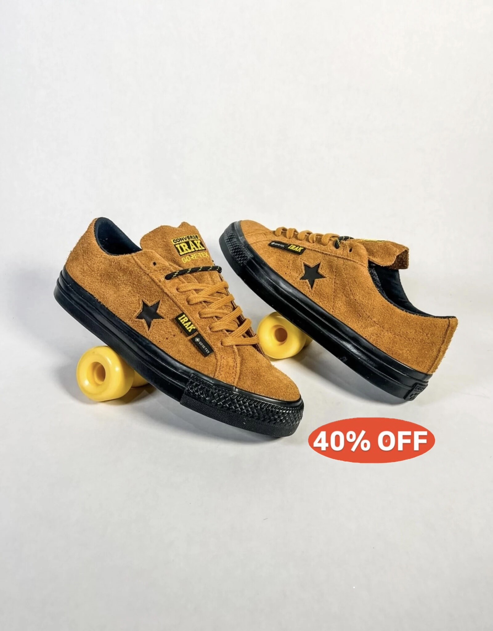 CONVERSE CONS X IRAK ONE STAR PRO GTX OX - AMBER BROWN/BLACK