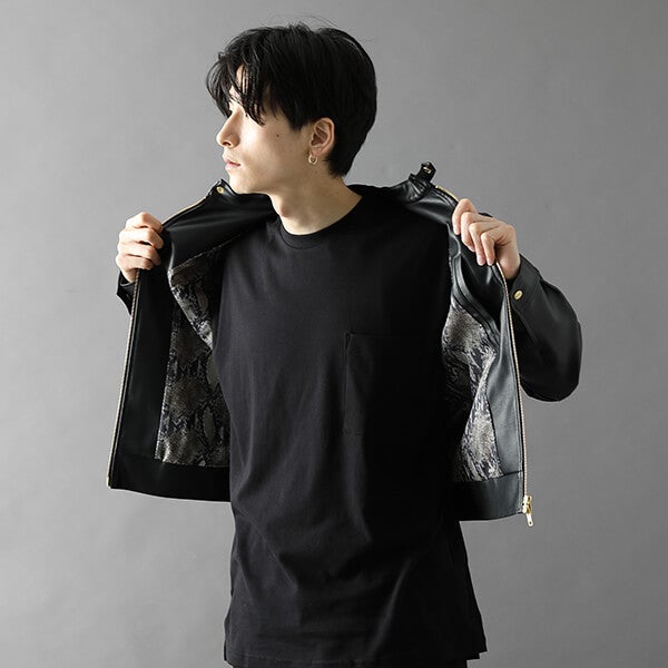 真島吾朗 モデル ライダースジャケット 龍が如く 龍が如く