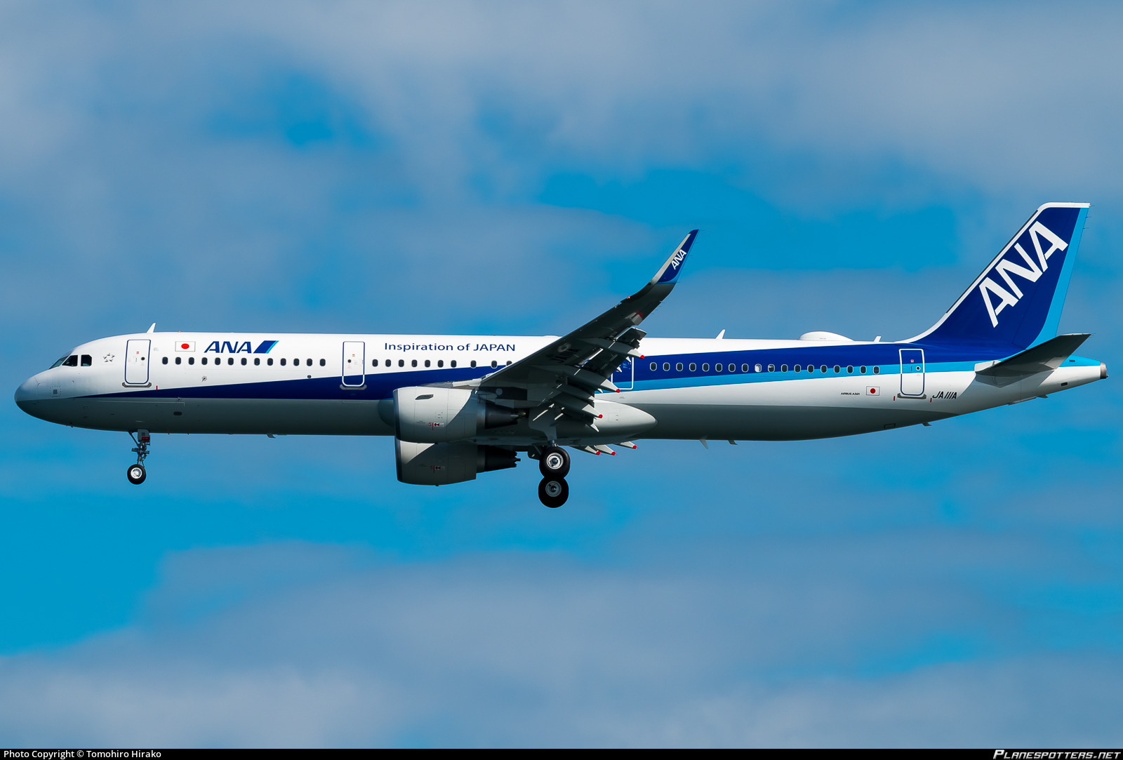 JA111A All Nippon Airways Airbus A321-211(WL) Photo by Tomohiro