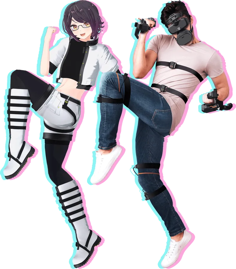 HaritoraX 2 - Fully wireless full-body tracking device | Shiftall