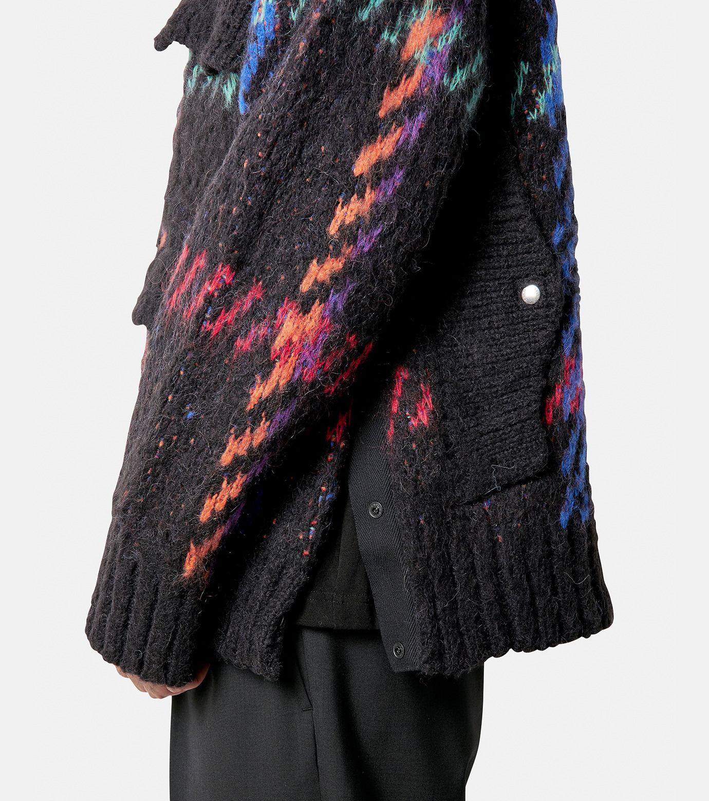 サカイ - sacai | Jacquard Knit Blouson-Multi Colour-2の通販