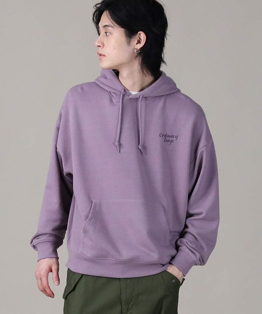 イラストプリントパーカー メンズ(M ホワイト): トップス｜Right-on