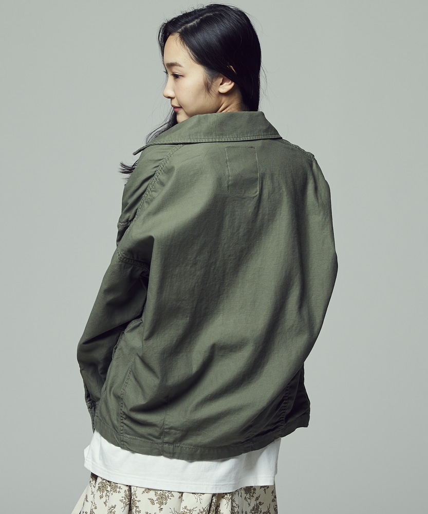ミリタリージャケット ウィメンズ(M オリーブ): ジャケット/アウター