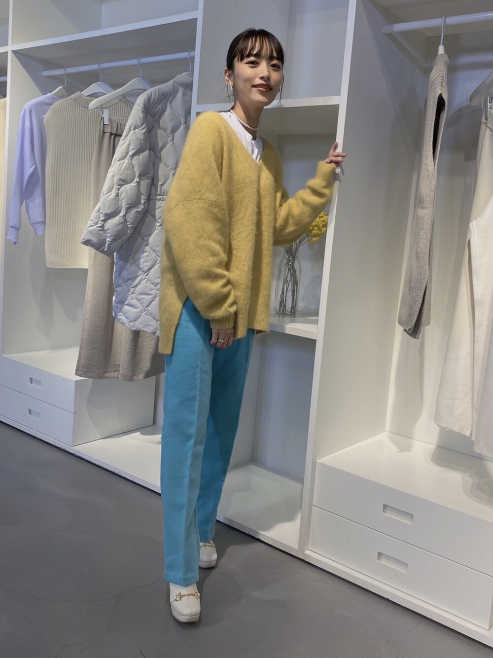 plage（プラージュ）の「Fur V スリットプルオーバー2◇（ニット