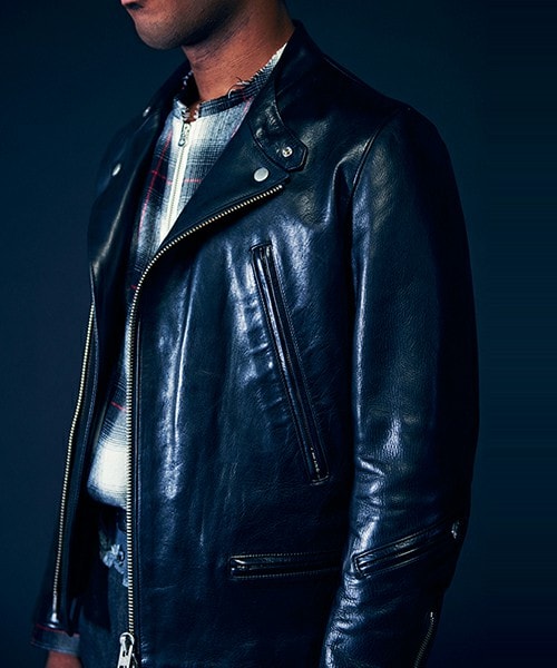 Name.（ネーム）の「ホースハイドダブルライダース（）」 - WEAR