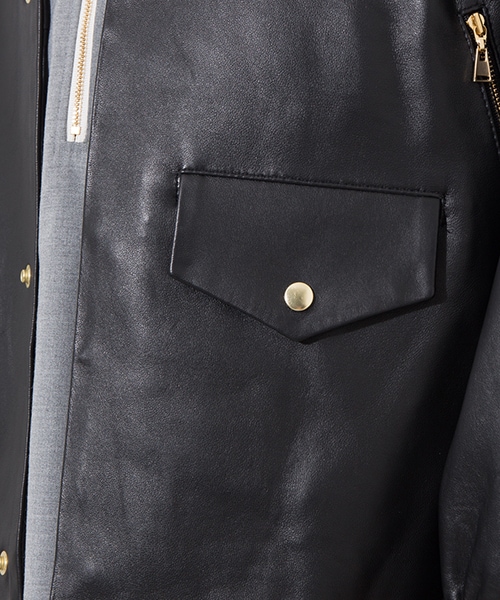 CULLNI（クルニ）の「レザーコーチジャケット（）」 - WEAR
