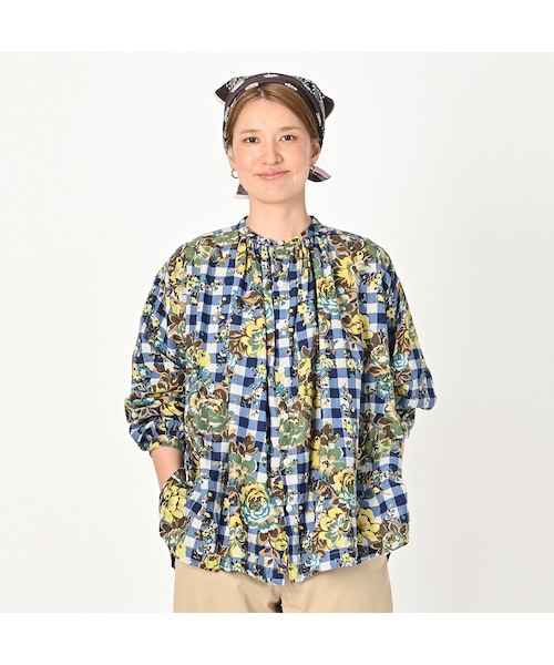 45R（フォーティファイブアール）の「インドカディフラワーギンガム