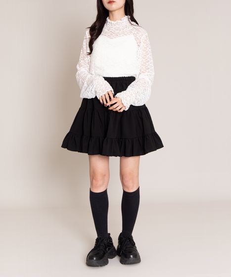 ティアードミニスカート[商品：PN24SS-051] - PUNYUS Online Store