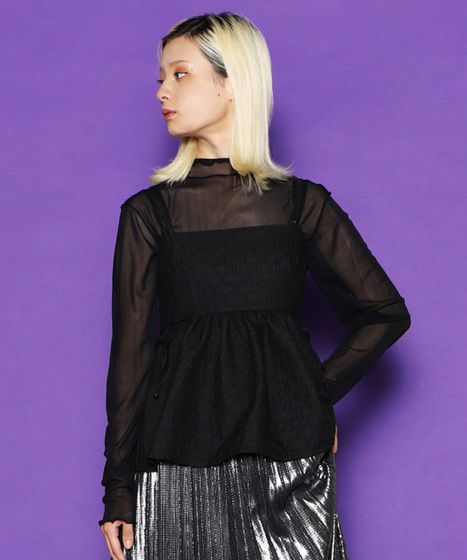 ハイネックシアートップス[商品：PN23AW-006] - PUNYUS Online Store
