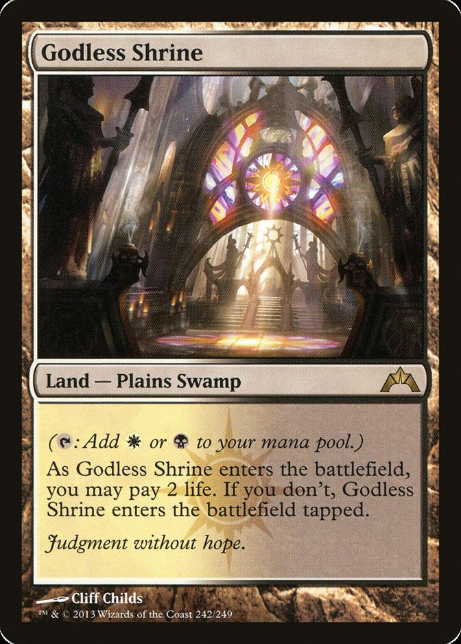 Godless Shrine 神無き祭殿 FOIL 011/045 MTG 神無き祭殿/Godless