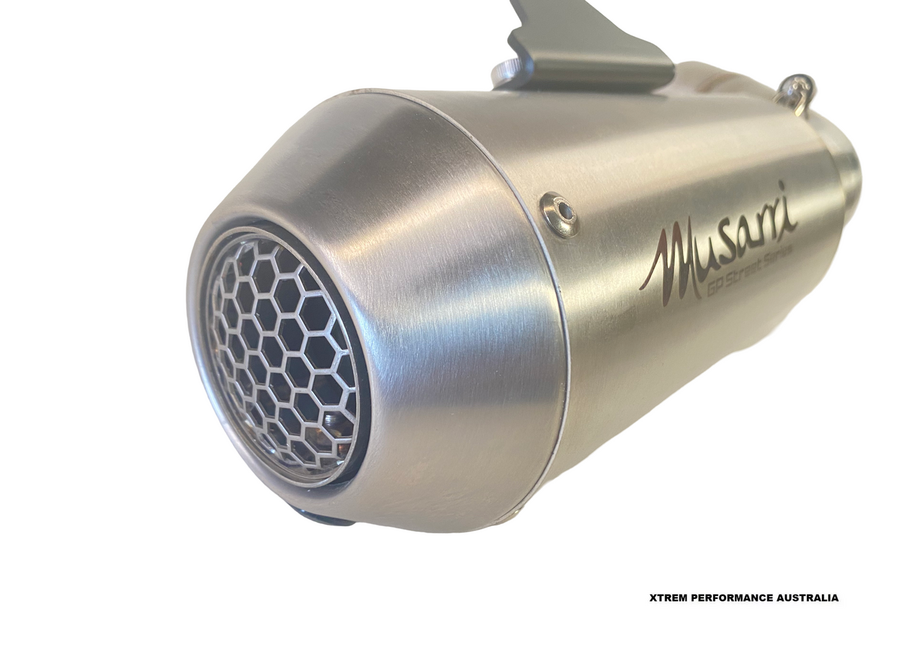 NINJA ZX-4 R / RR 23-25- MUSARRI GP-x SLIPON EXHAUST - M7242 SB or