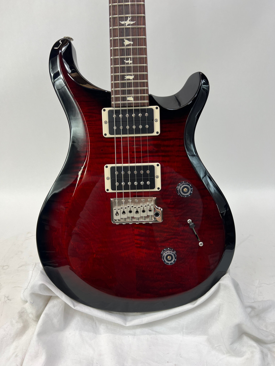 PRS S2 Custom 24, Custom Color: Fire Red Wrap w/ Gig Bag - Bill's