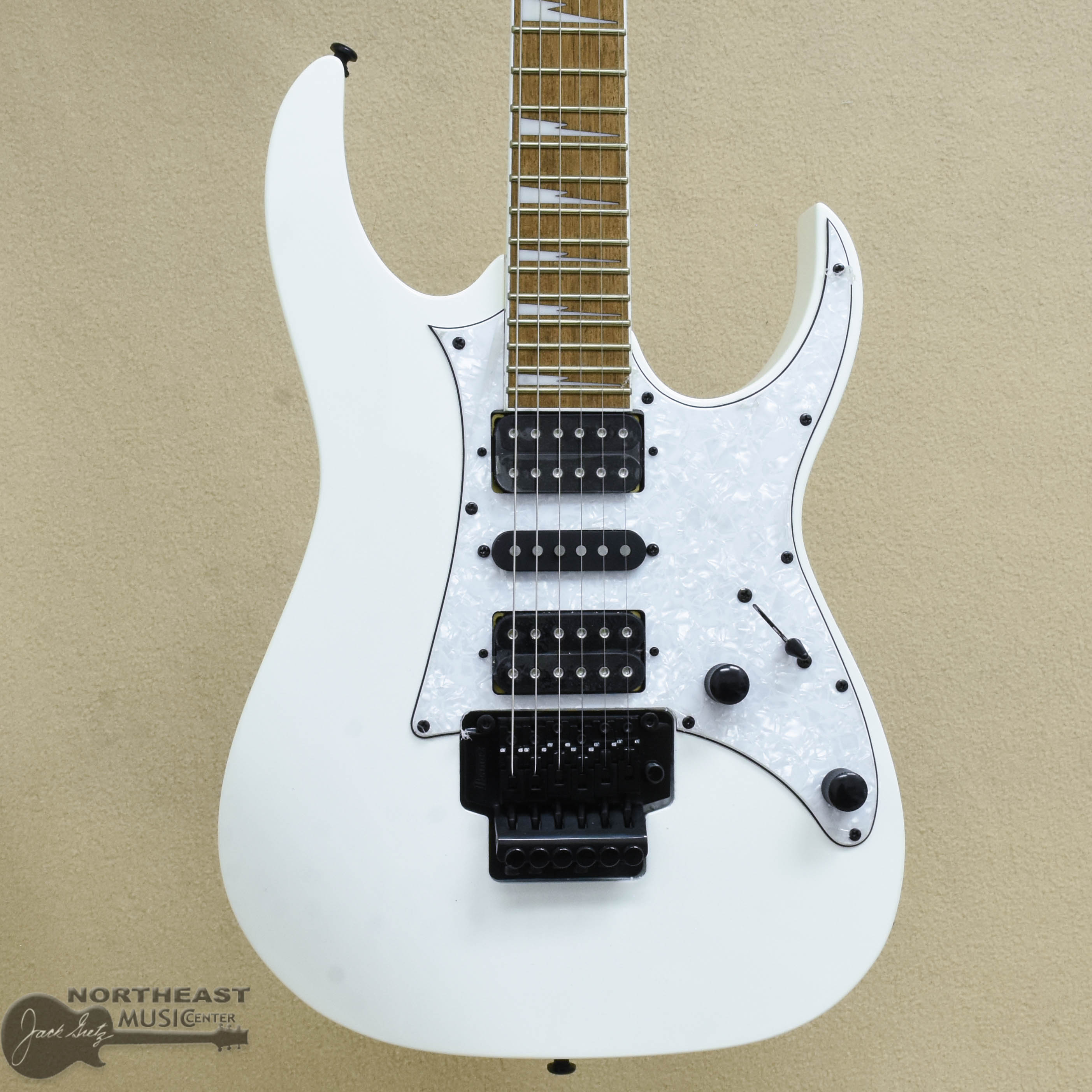 Ibanez RG450DXB Electric Guitar in White | Northeast Music Center