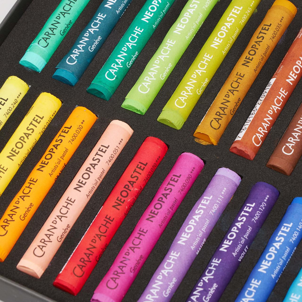Caran D'ache Neopastel Oil Pastel Assorted Colours Set of 24