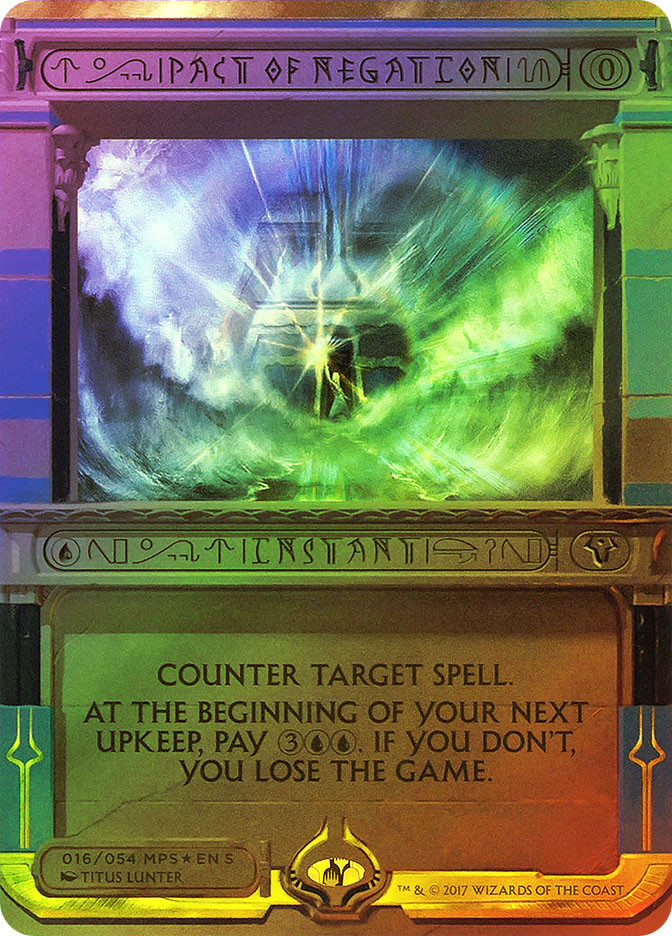 MTG：否定の契約 Pact of Negation /英語×4 否定の契約/Pact of