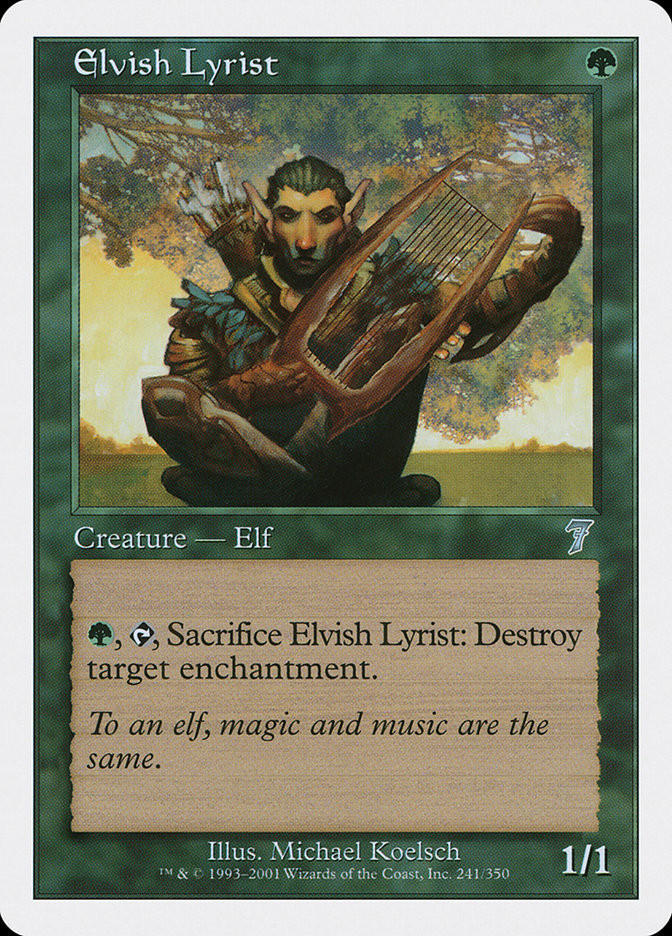 Elvish Lyrist | 7th Edition | Star City Games